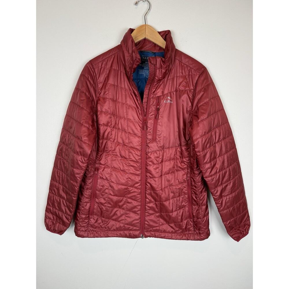 L.L. Bean Women's Primaloft Packaway Lightweight Women's Sz M Red Maroon